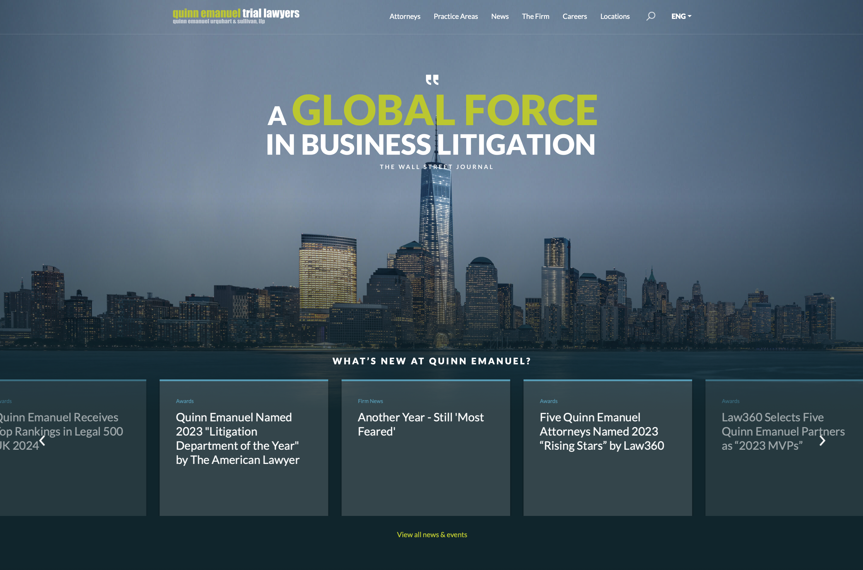 Quin Emanuel Trail Lawyers