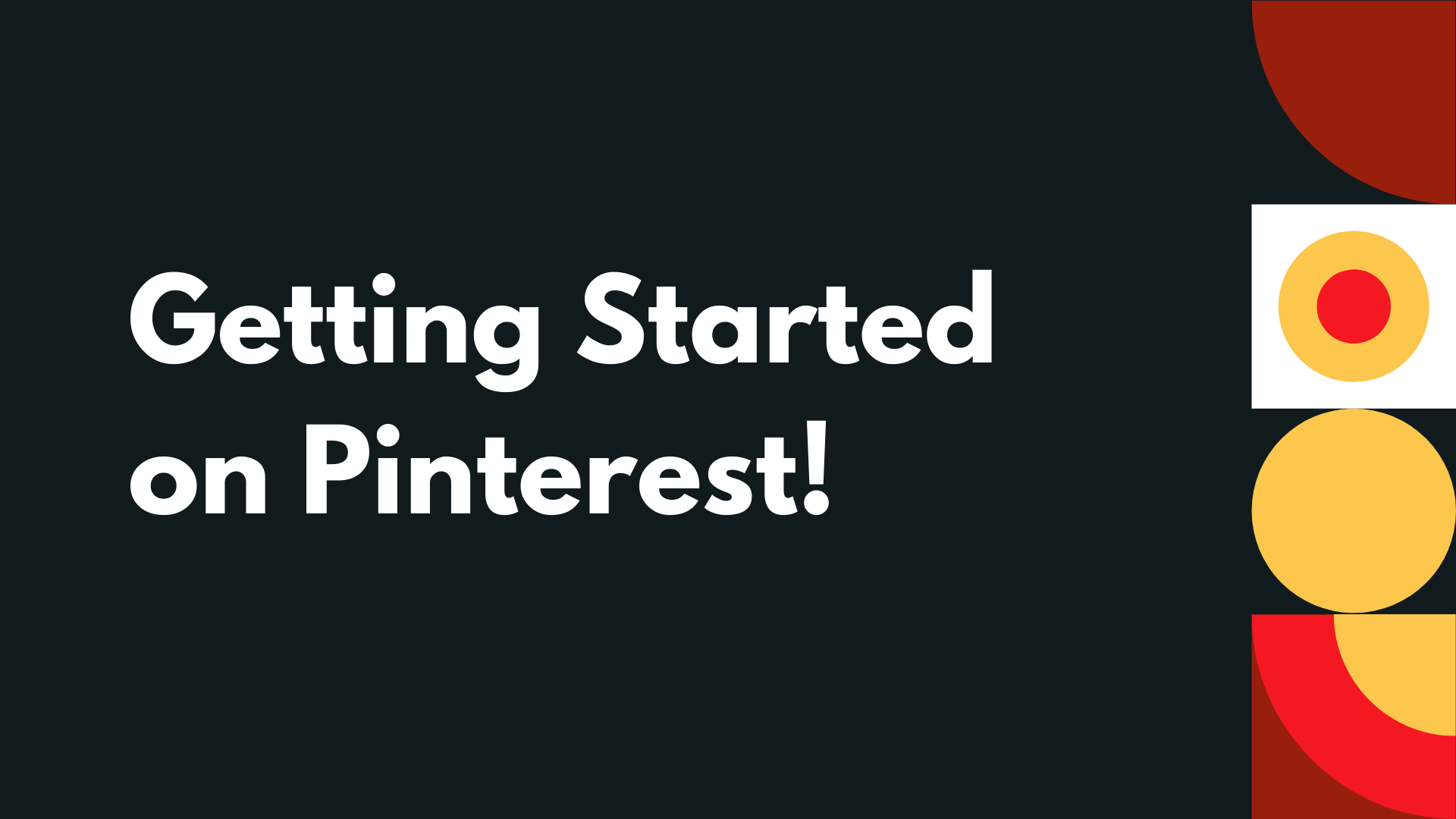getting started on pinterest