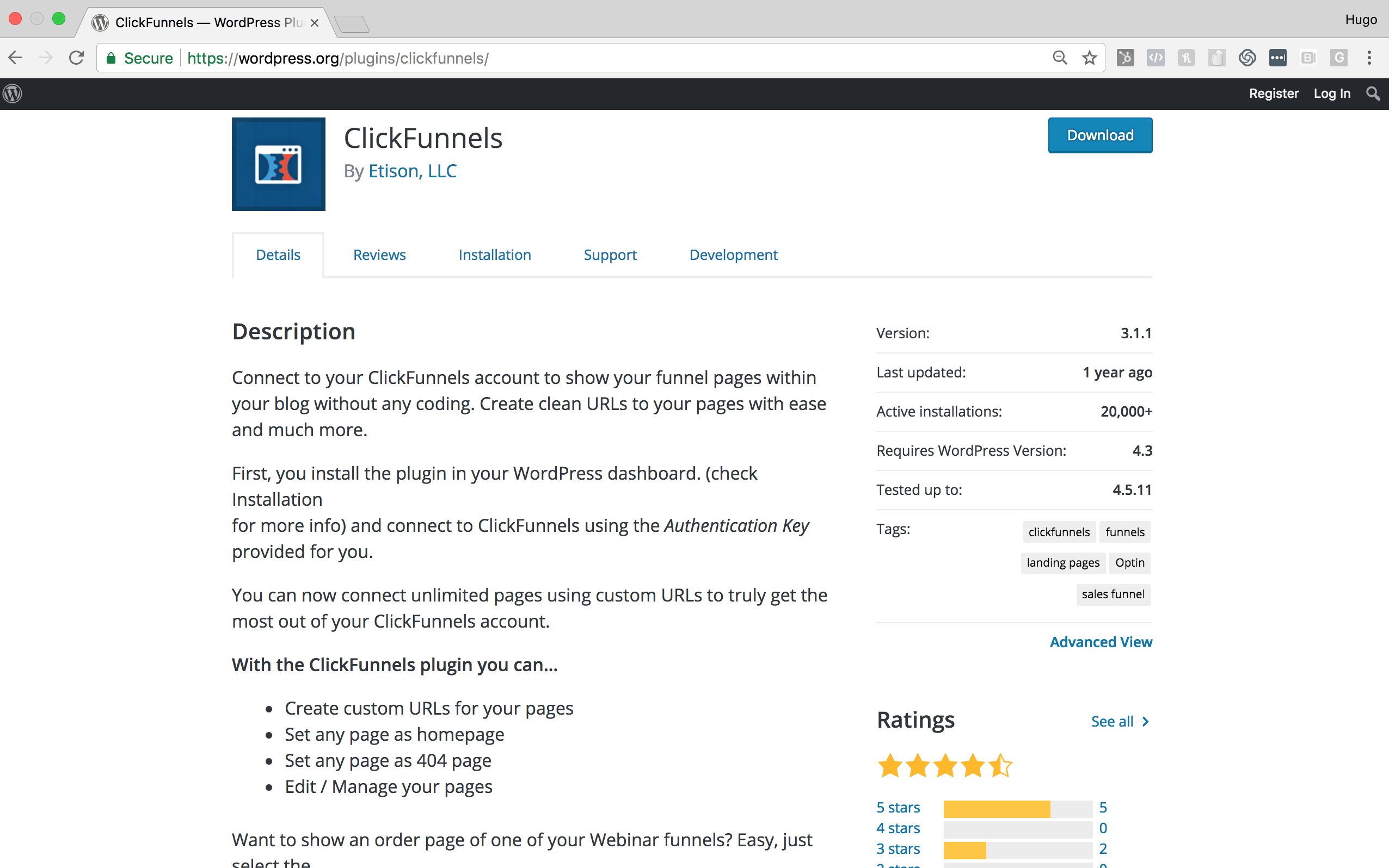 Clickfunnels WordPress Plugin - Clickfunnels Review