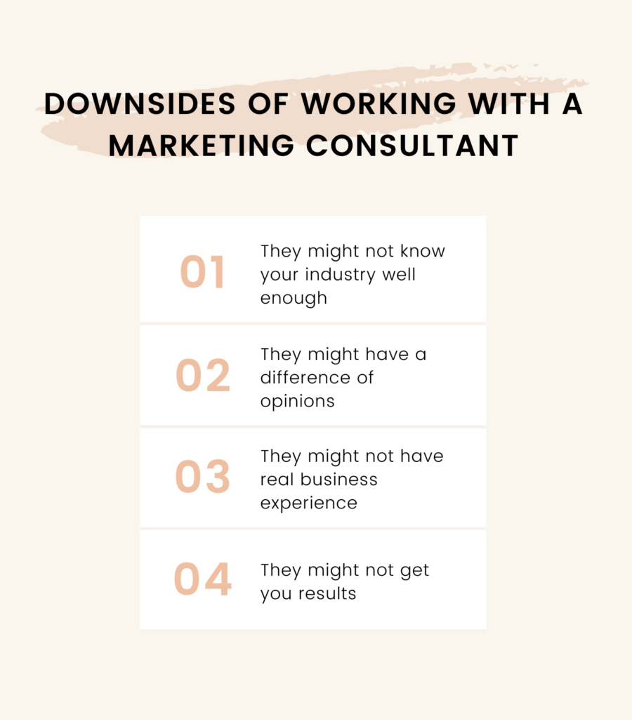 working with a marketing consultant