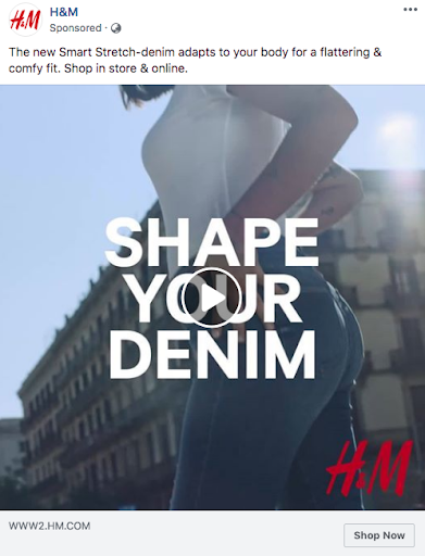 H&M retargeting ads