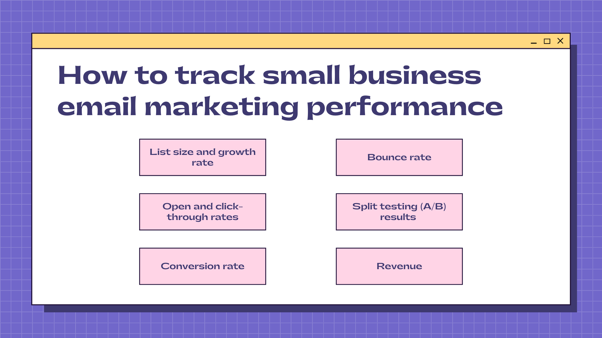 how to track small business email marketing performance