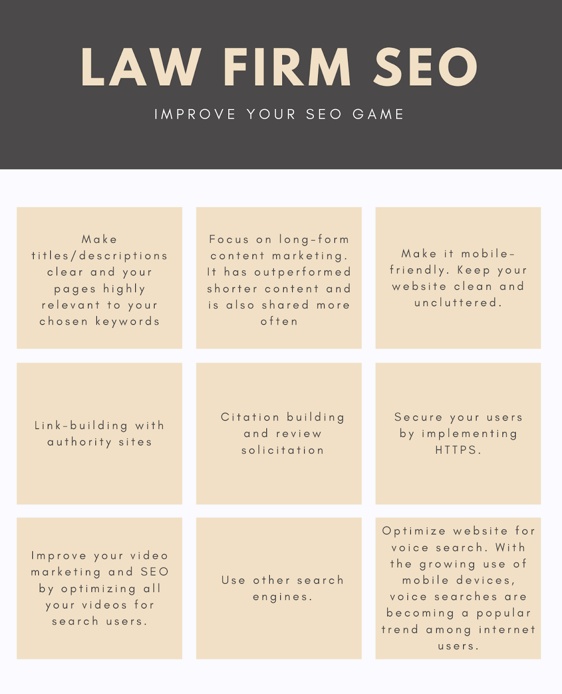 law firm marketing strategies seo